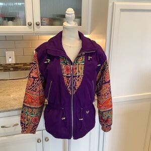 Vintage Ski Jacket by Fera Size 8 Purple with Hood